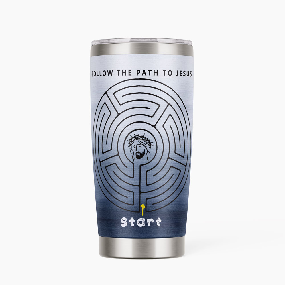 Follow The Path Jesus Christian 20OZ Tumbler