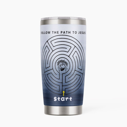Follow The Path Jesus Christian 20OZ Tumbler