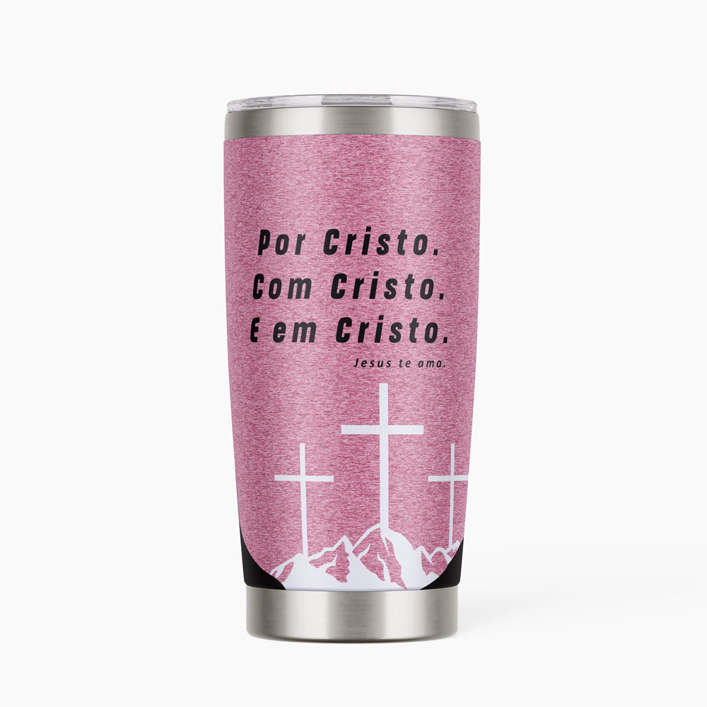 Por Cristo Christian 20OZ Tumbler