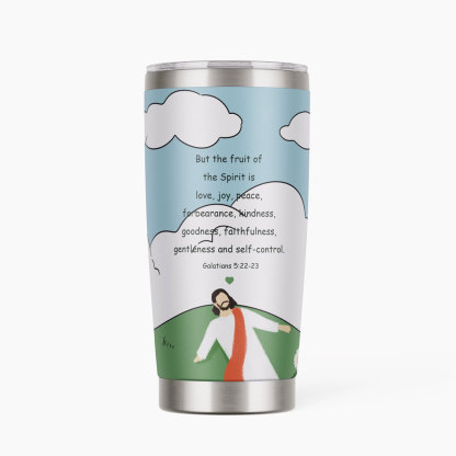 Love Joy Peace Christian 20OZ Tumbler