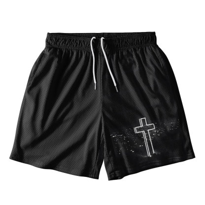 The Cross Christian Mesh Shorts