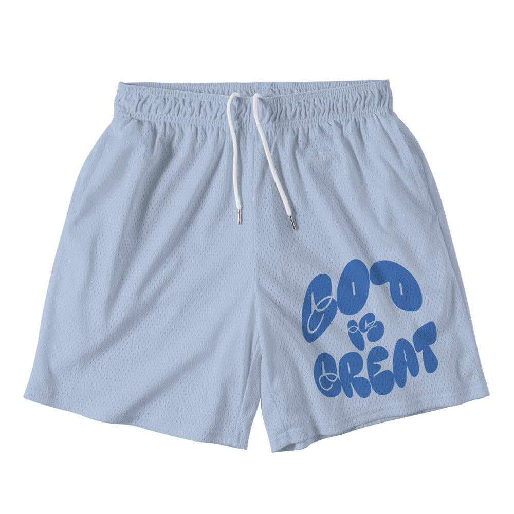 God Is Great Christian Mesh Shorts