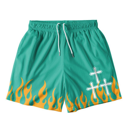 Cross Christian Mesh Shorts