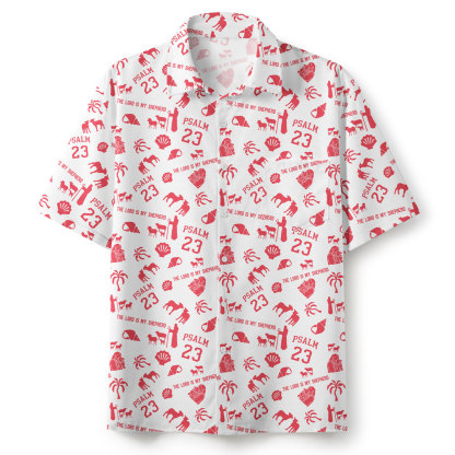 The Lord Is My Shepherd Christian Hawaiian Shirt