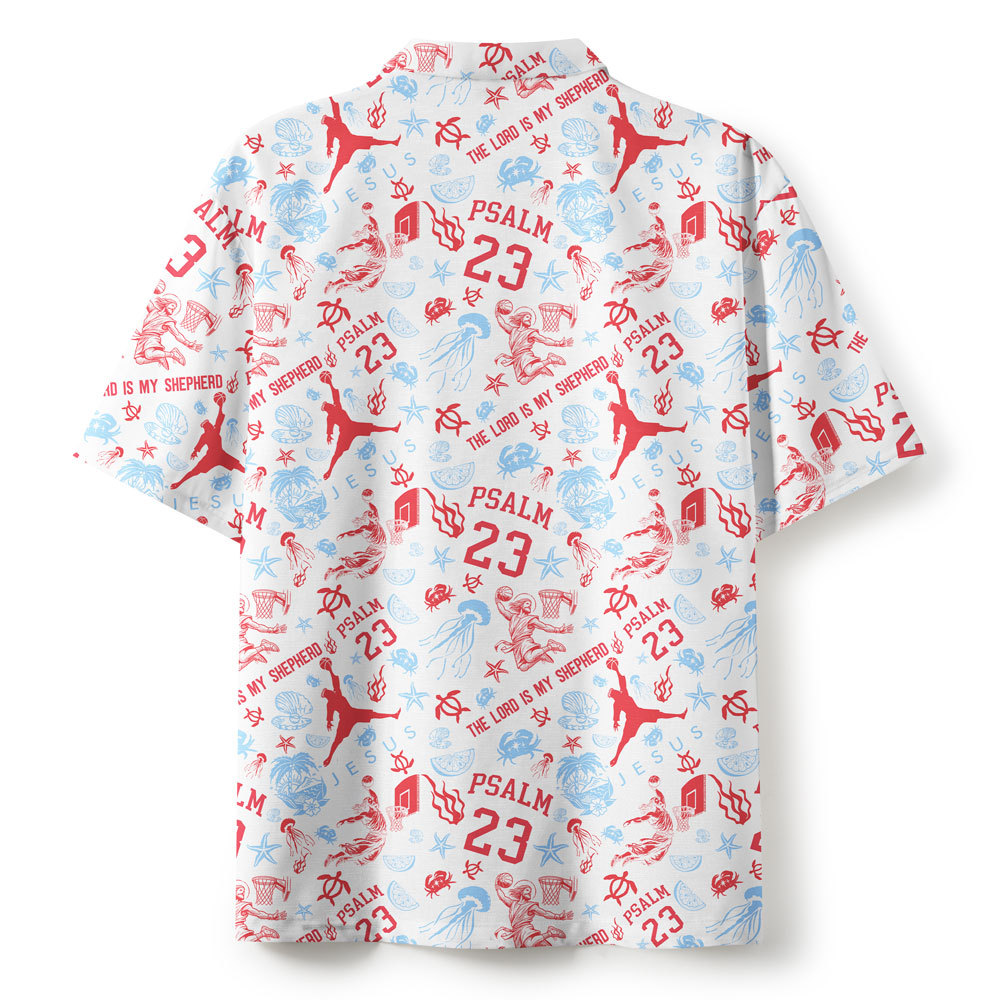 The Lord Is My Shepherd PSALM Christian Hawaiian Shirt