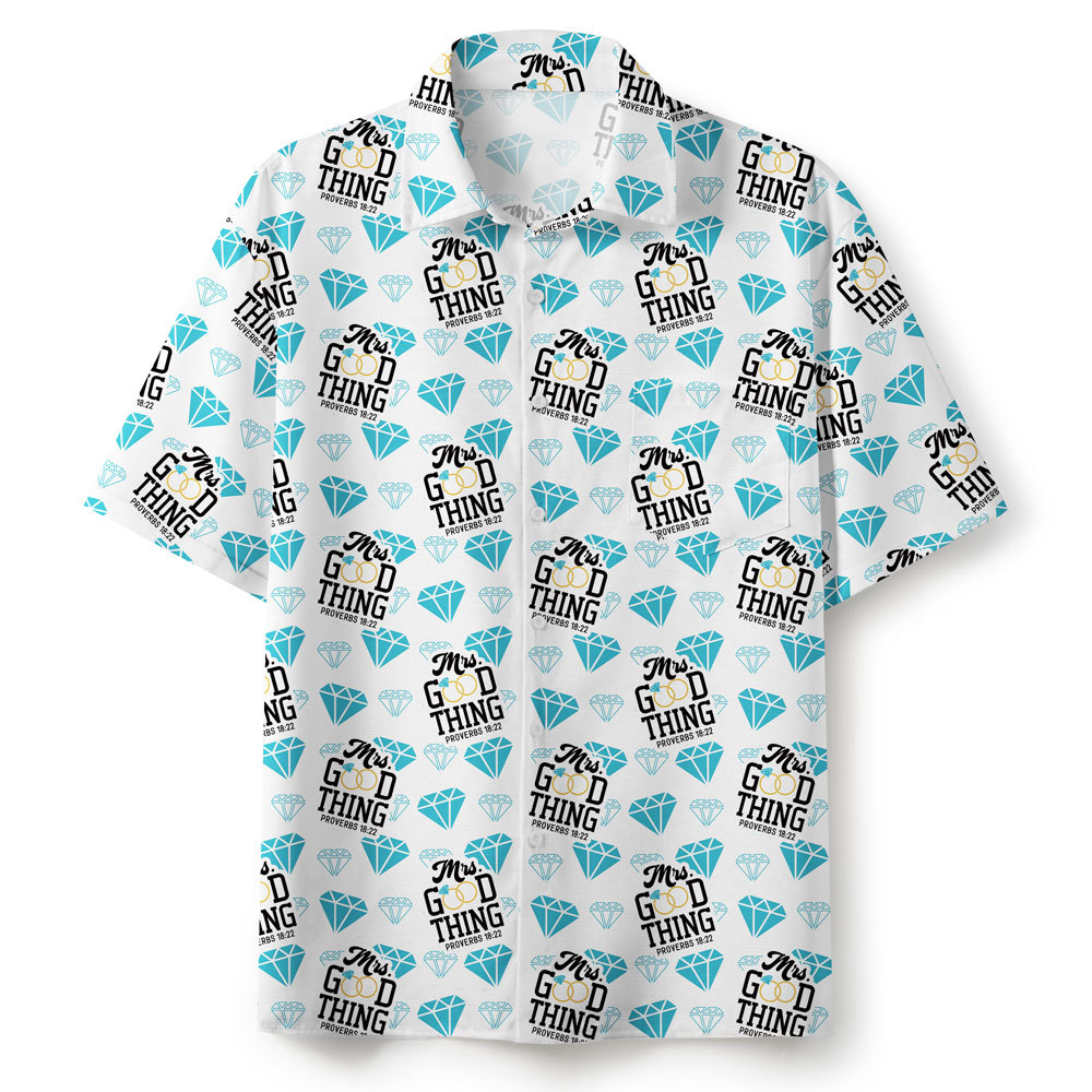 Find Good Things Christian Light Couple Hawaiian Shirt