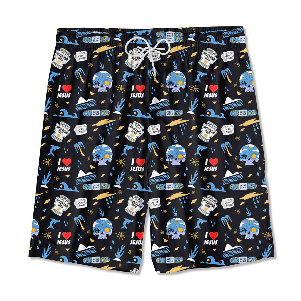 Faith As Small As A Mustard Seed Black Christian Hawaiian Shirt