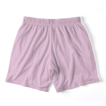 It Will Be OK Pink Christian Mesh Shorts