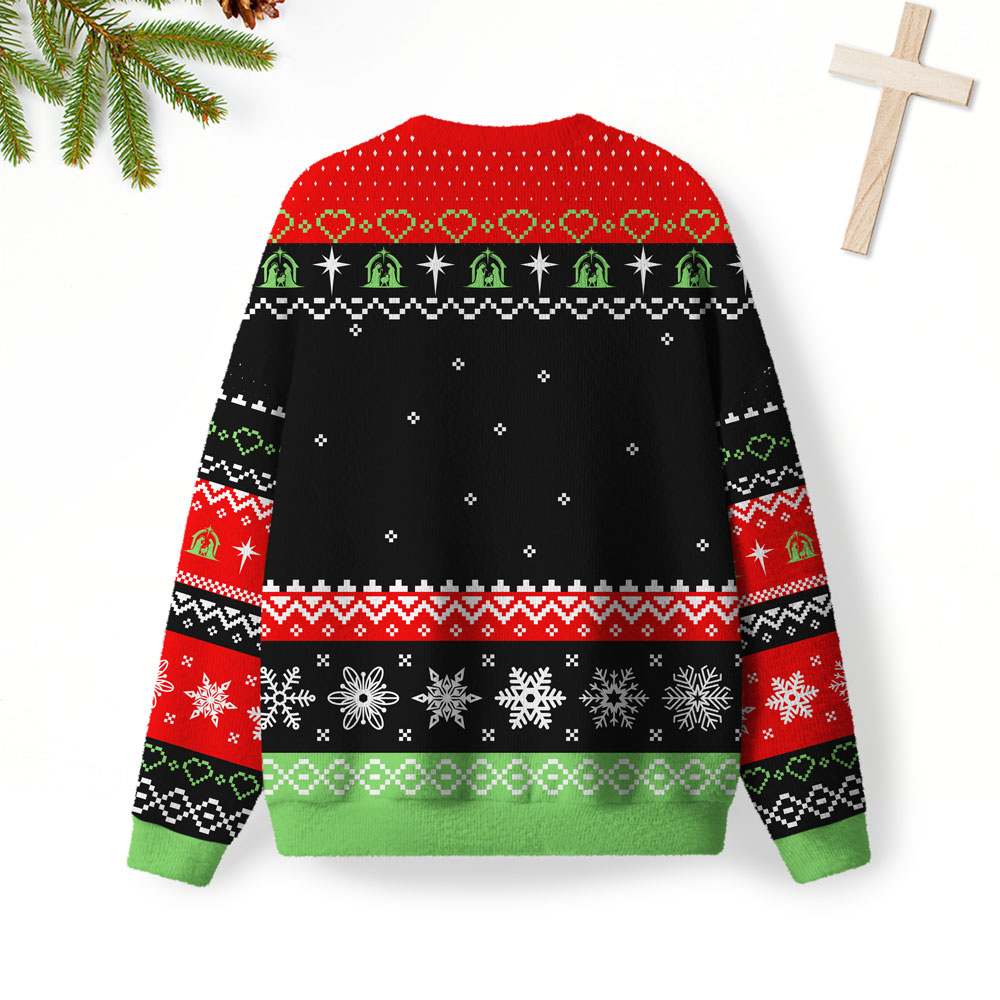 Naughty Nice Christian Lightweight Sweater