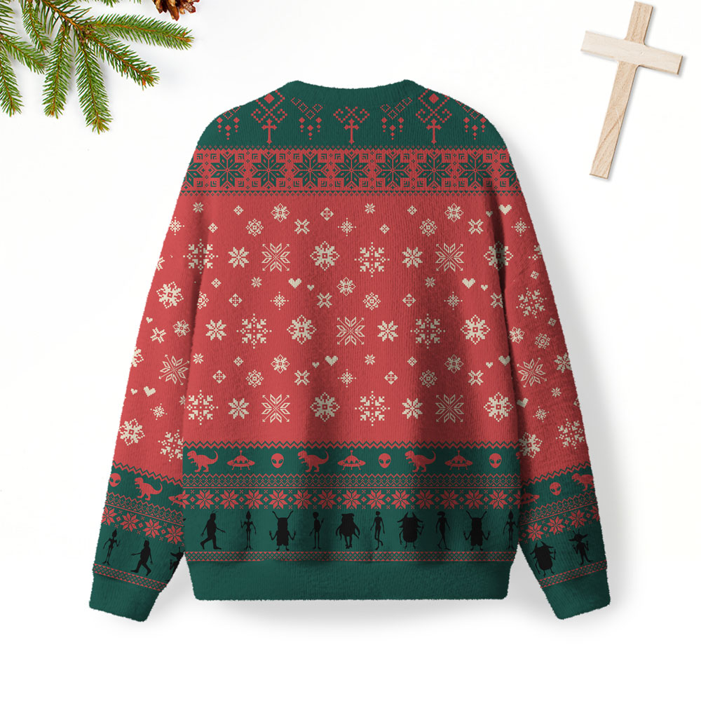 No Boroers Furry Christian Lightweight Sweater