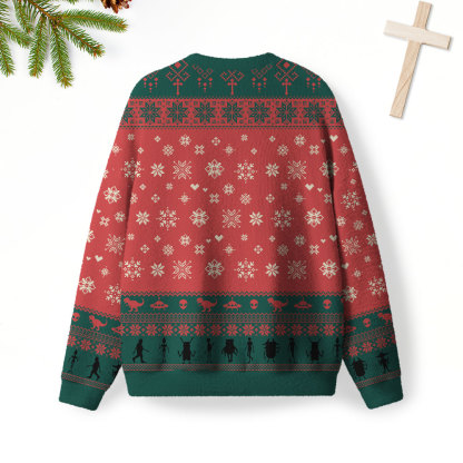 No Boroers Furry Christian Lightweight Sweater