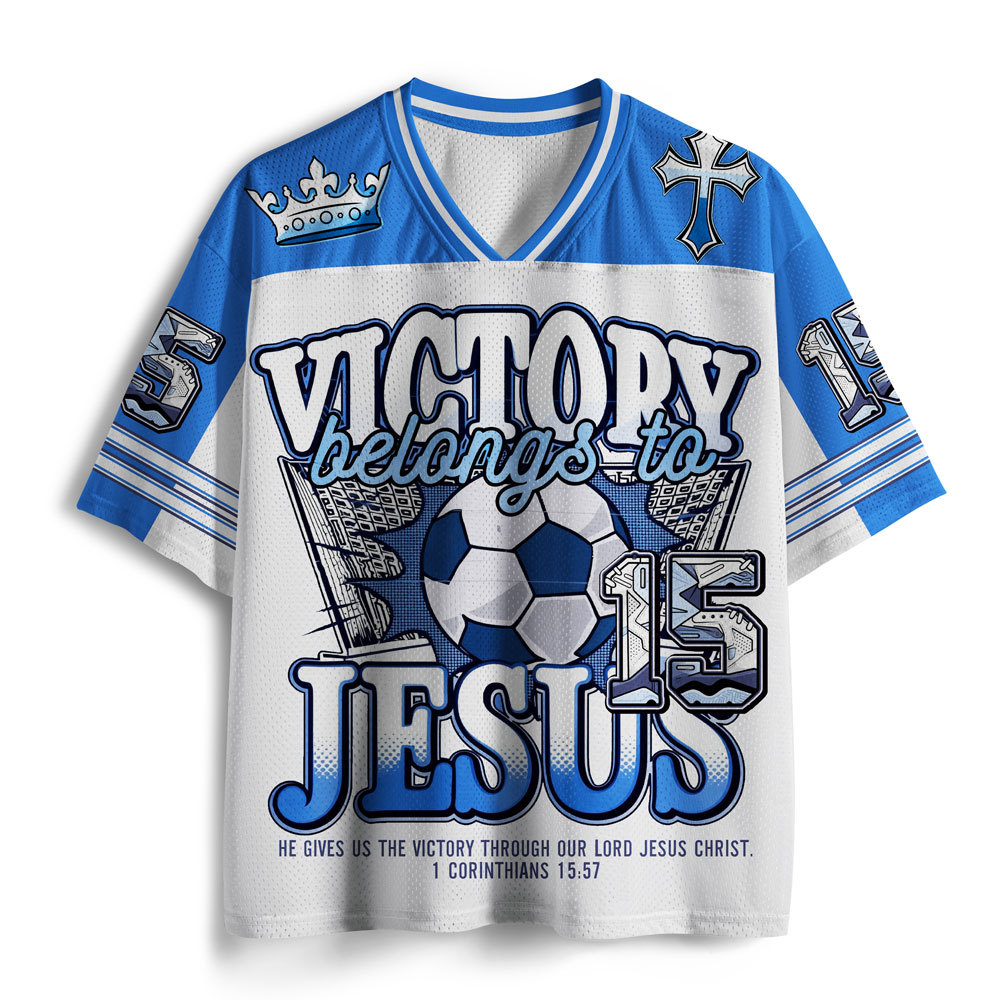 Victory Belongs To Jesus Christian Mesh Jersey