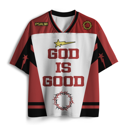 God Is Good Christian Mesh Jersey