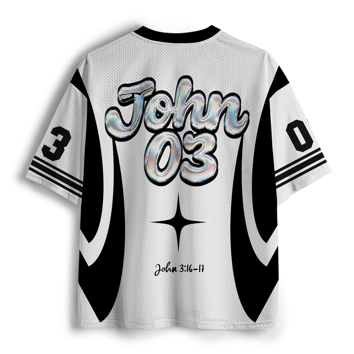 Jesus Saves Christian Mesh Jersey