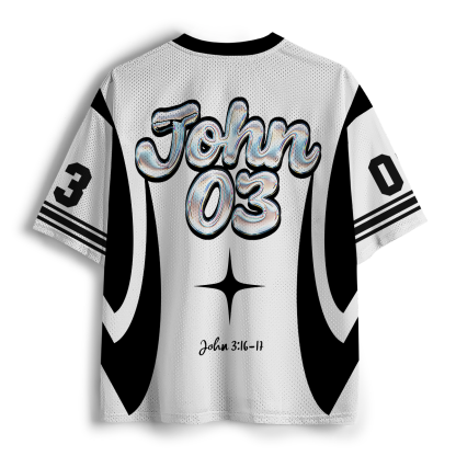 Jesus Saves Christian Mesh Jersey