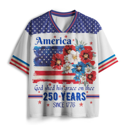 God Shed His Grace On Thee Christian Mesh Jersey