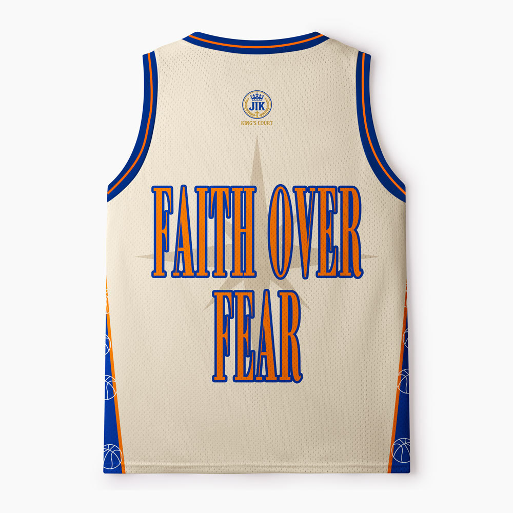 Jesus Is King Christian Mesh Jersey Tank Top
