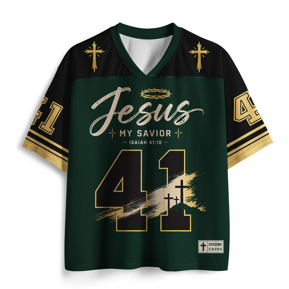 Jesus My Savior Christian Mesh Jersey  