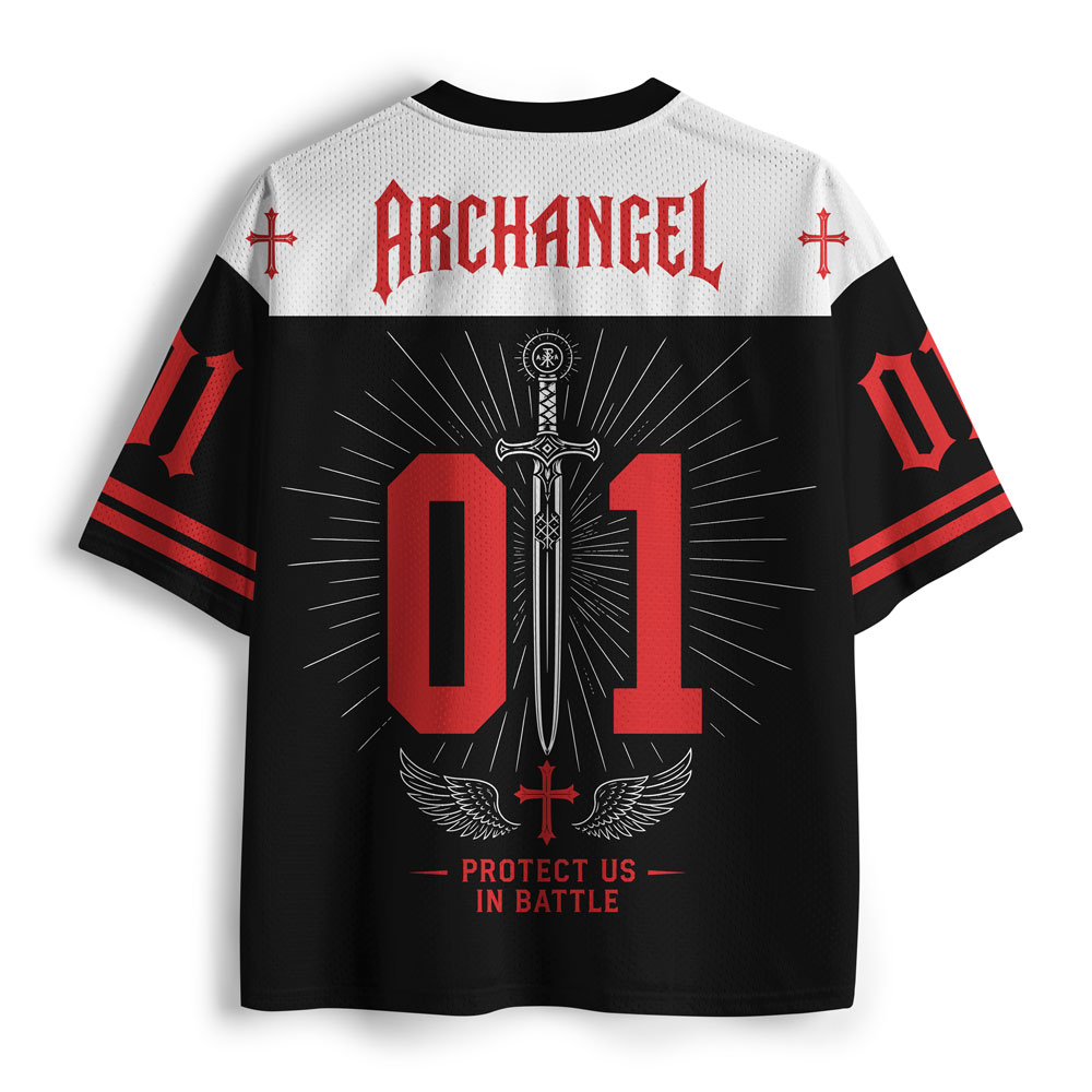 SAINT MICHAEL Christian Mesh Jersey  