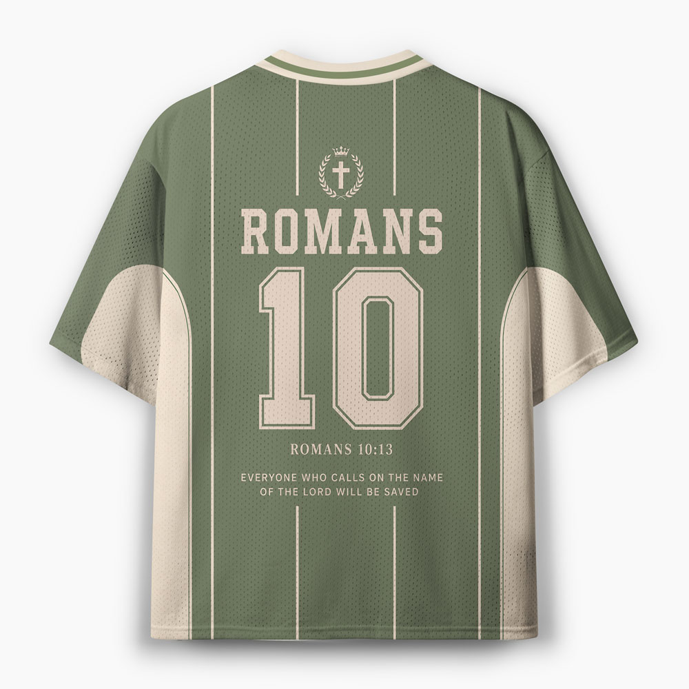 Jesus Saves Christian Mesh Jersey