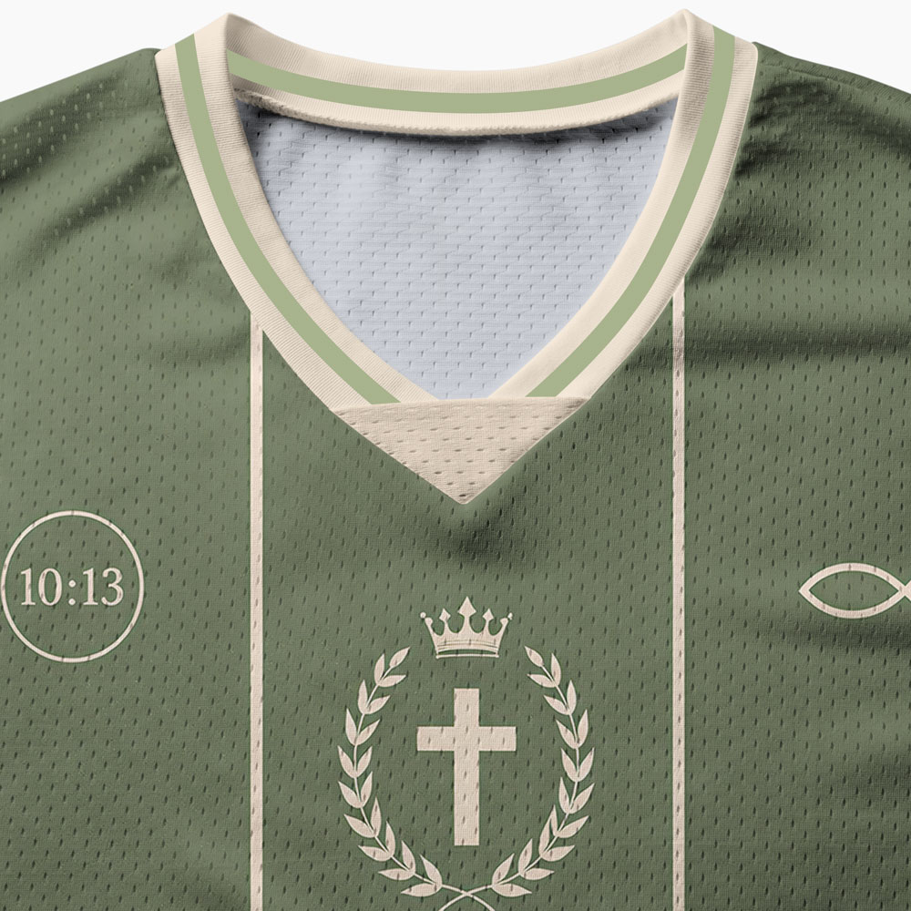 Jesus Saves Christian Mesh Jersey