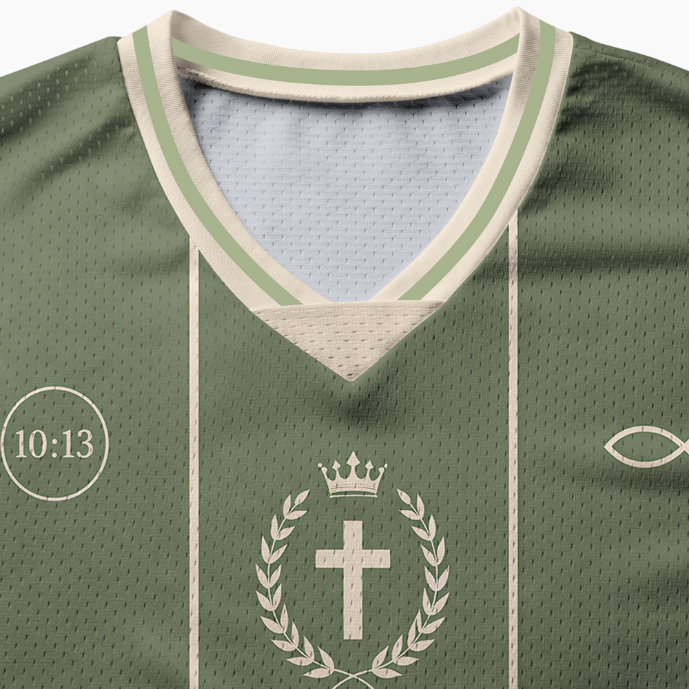 Jesus Saves Christian Mesh Jersey