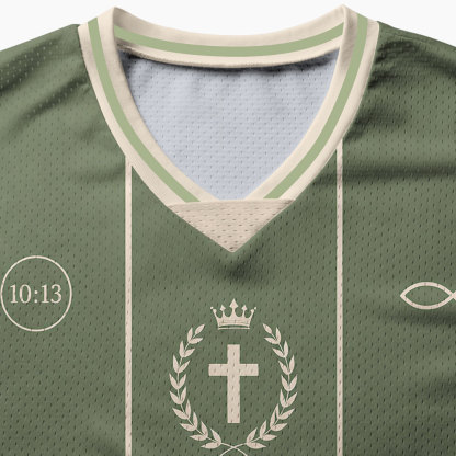 Jesus Saves Christian Mesh Jersey