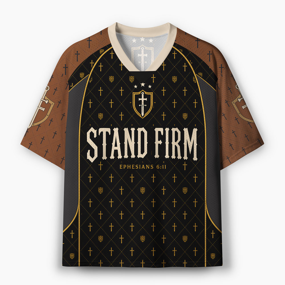 Stand Firm Christian Mesh Jersey