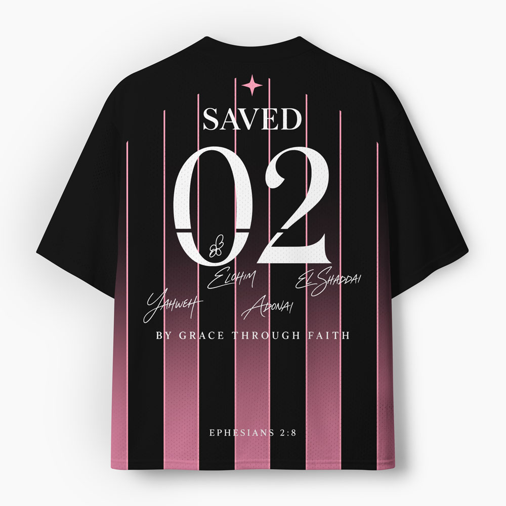 Jesus Saves Christian Mesh Jersey