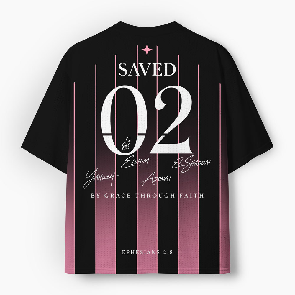 Jesus Saves Christian Mesh Jersey