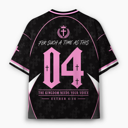 Go Ahead Girl Be Too Much Christian Mesh Jersey