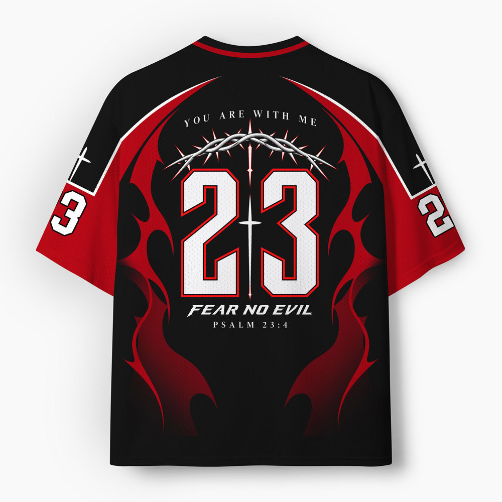 Fear No Evil Christian Mesh Jersey