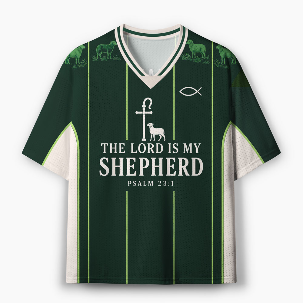 The Lord Is My Shepherd Christian Mesh Jersey