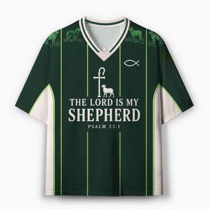 The Lord Is My Shepherd Christian Mesh Jersey