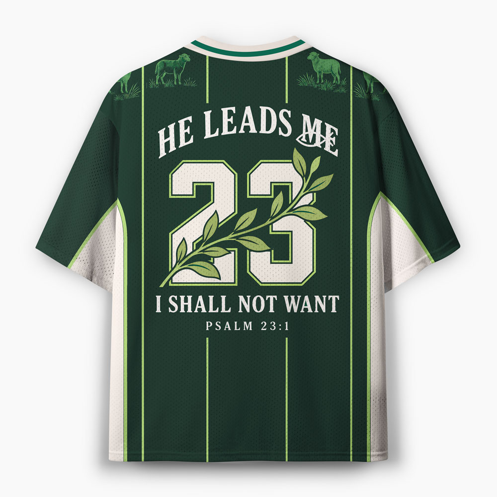 The Lord Is My Shepherd Christian Mesh Jersey