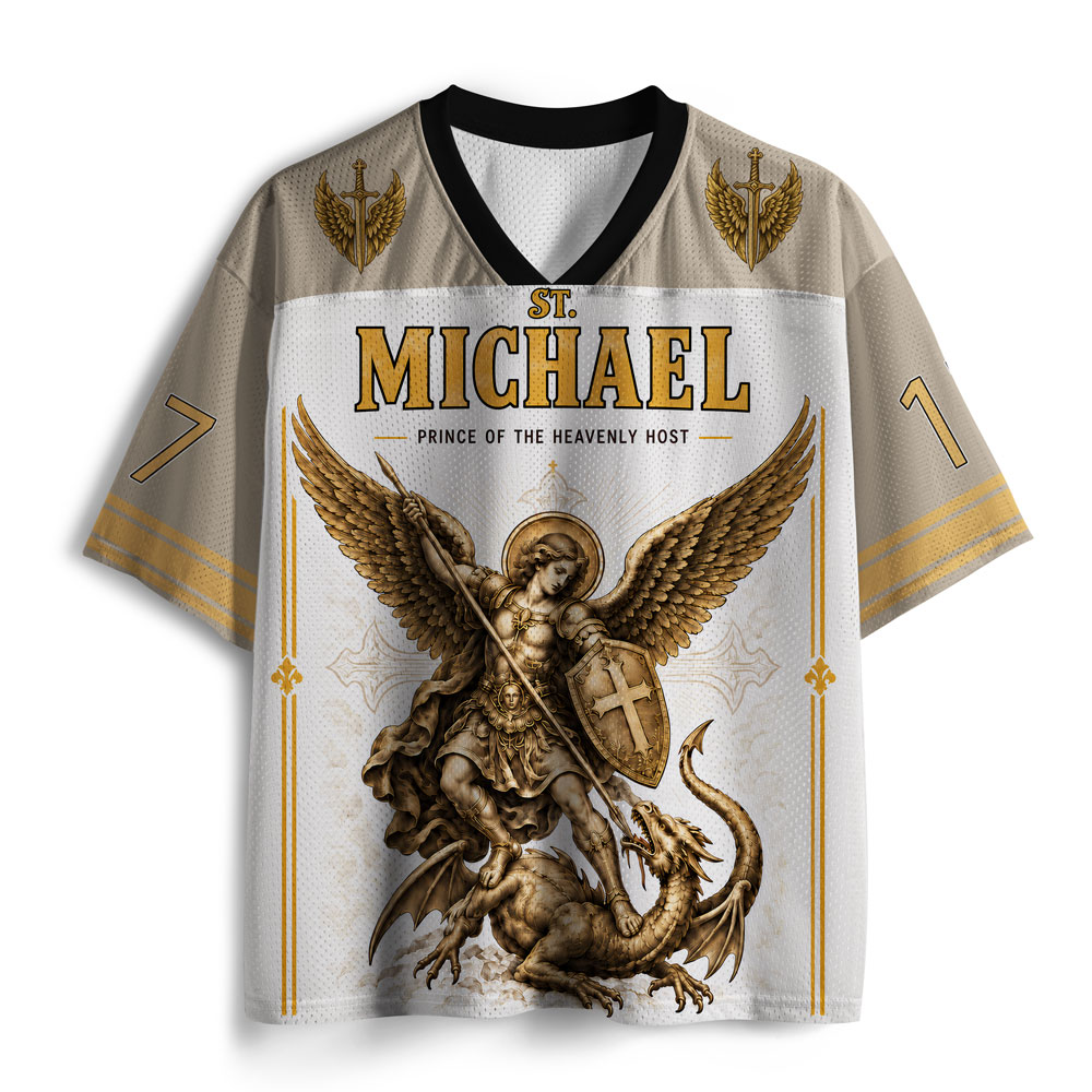 Prince Of The Heavenly Host ST. MICHAEL Christian Mesh Jersey