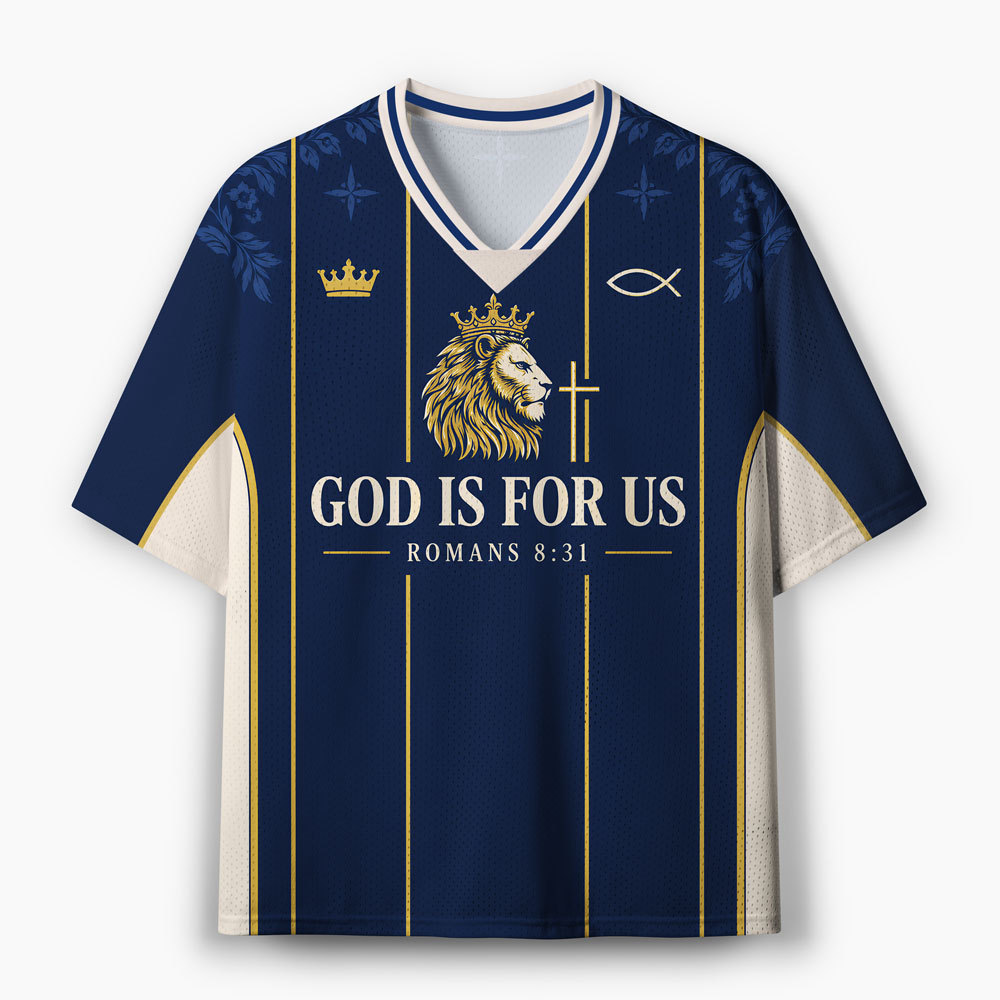God Is For Us Christian Mesh Jersey