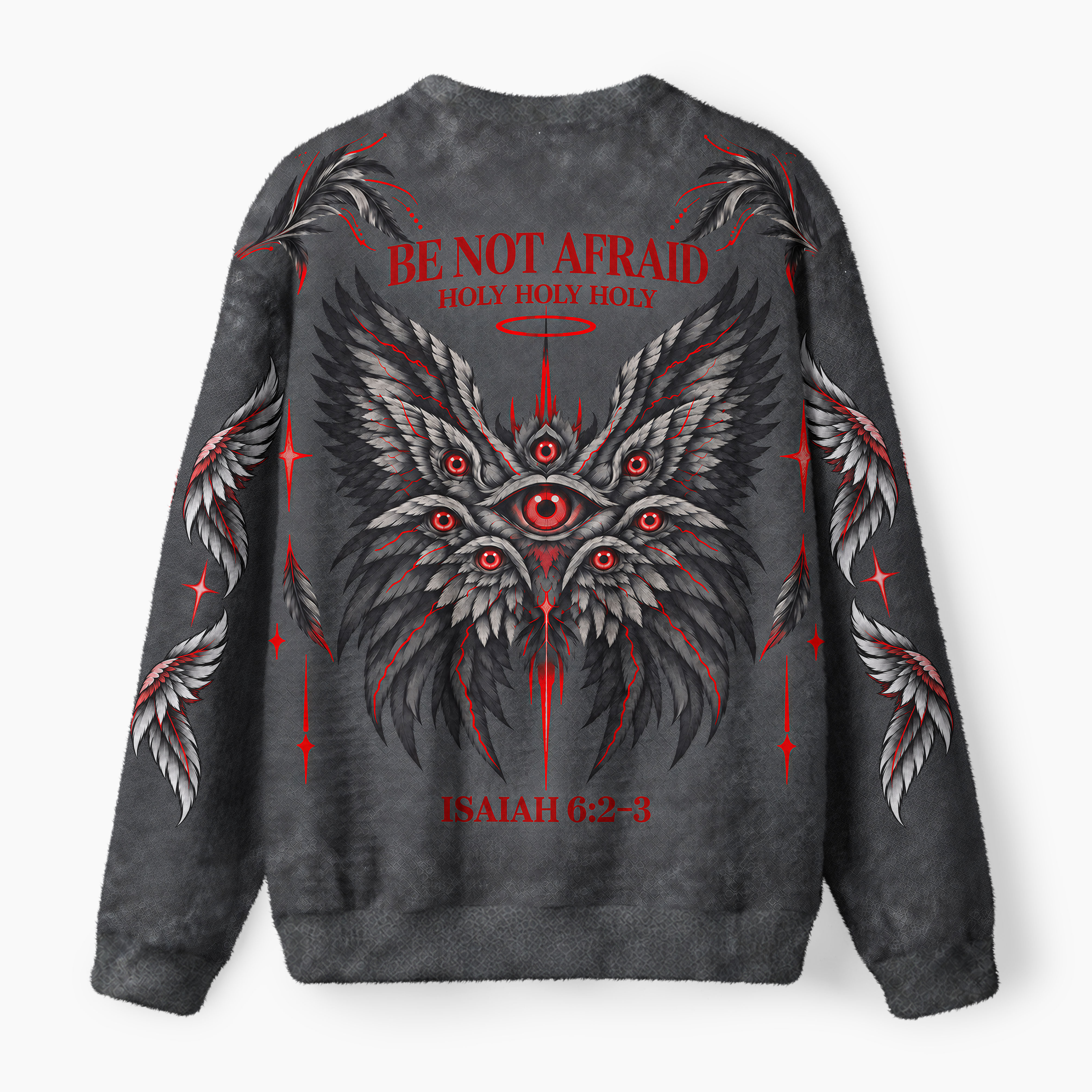 Be Not Afraid Christ Furry Christian Lightweight Sweater