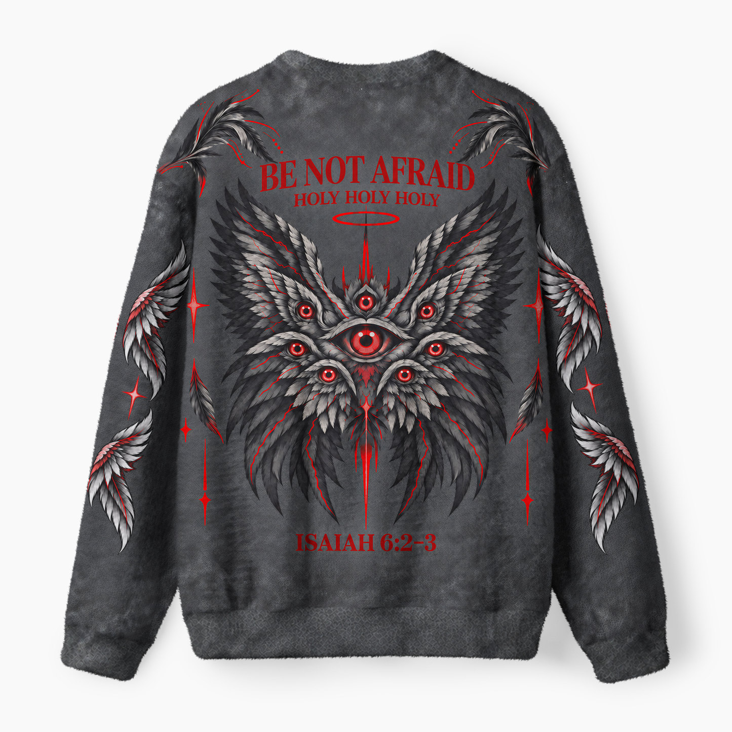 Be Not Afraid Christ Furry Christian Lightweight Sweater
