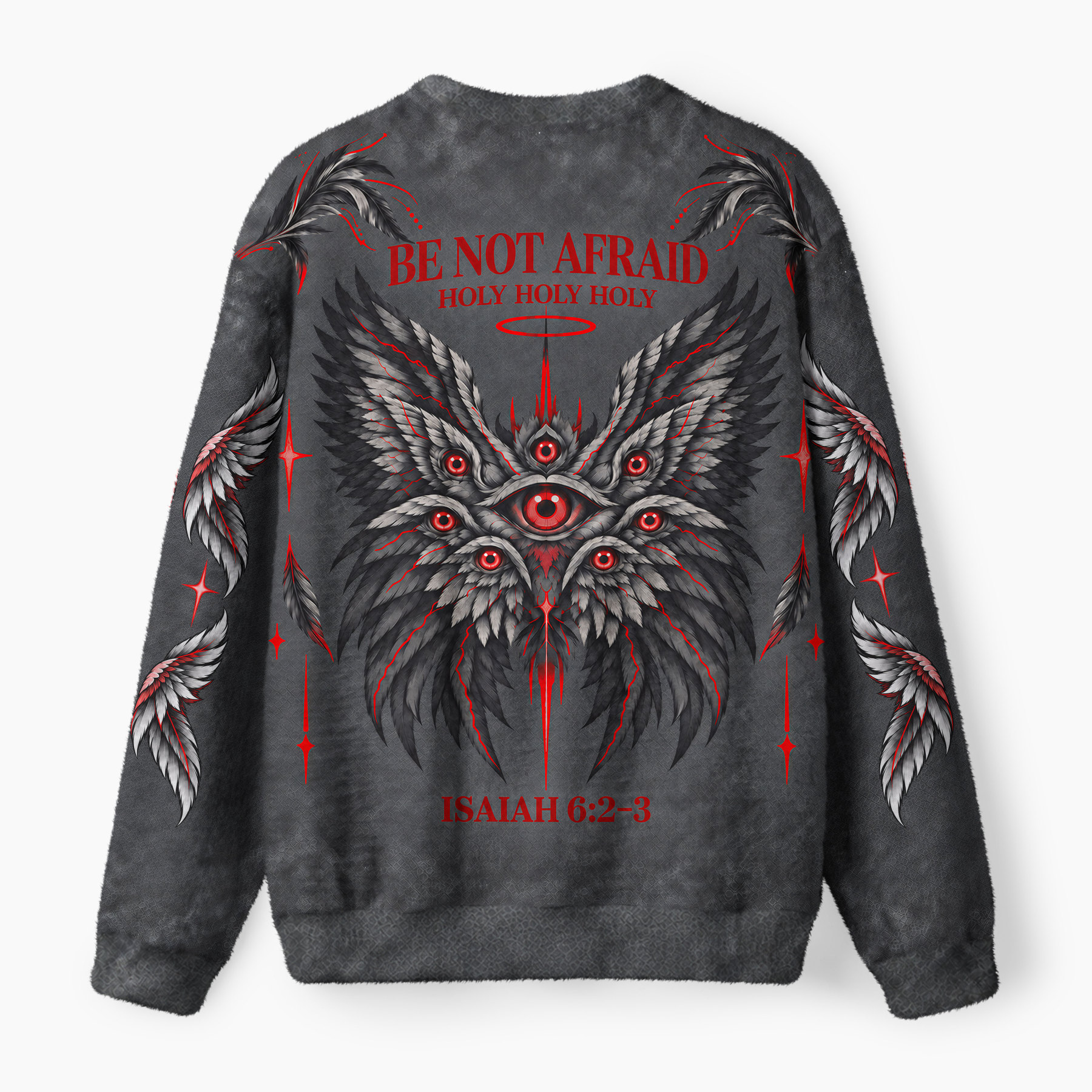 Be Not Afraid Christ Furry Christian Lightweight Sweater
