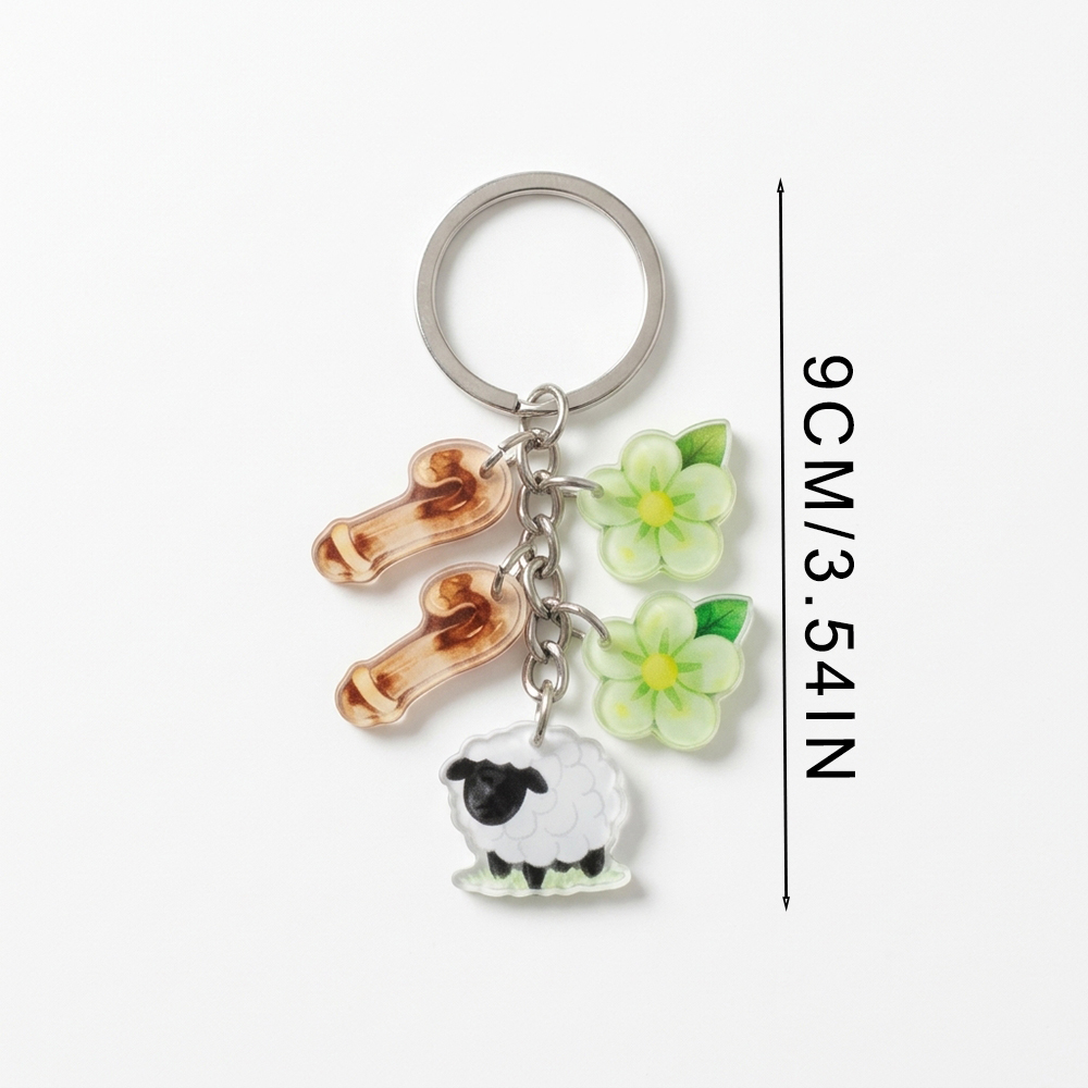 The Lord Is My Shepherd Acrylic Christian Keychain