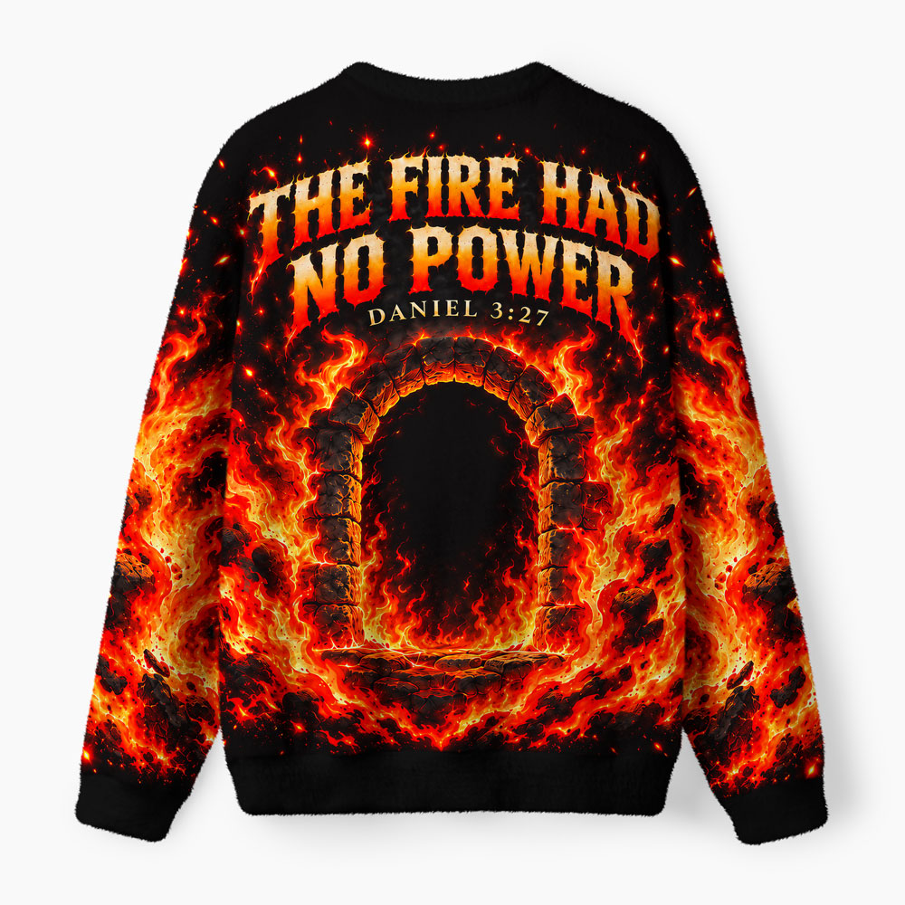 Faith In The Fire Furry Christian Lightweight Sweater