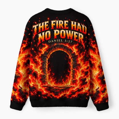 Faith In The Fire Furry Christian Lightweight Sweater