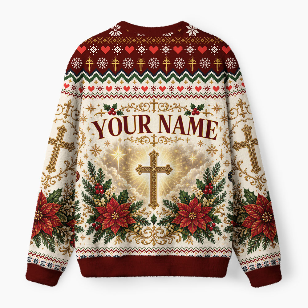 Personalized Jesus Is The Reason Christian Lightweight Sweater