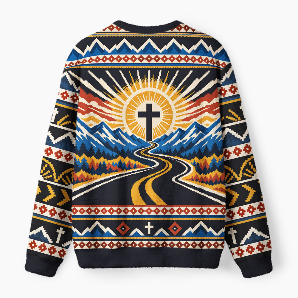 I'll Be Back Furry Christian Lightweight Sweater