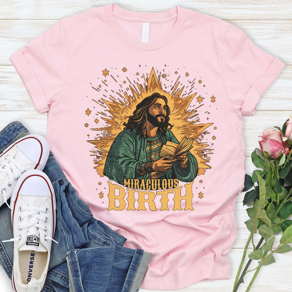 Miraculous Birth Christian T-Shirt