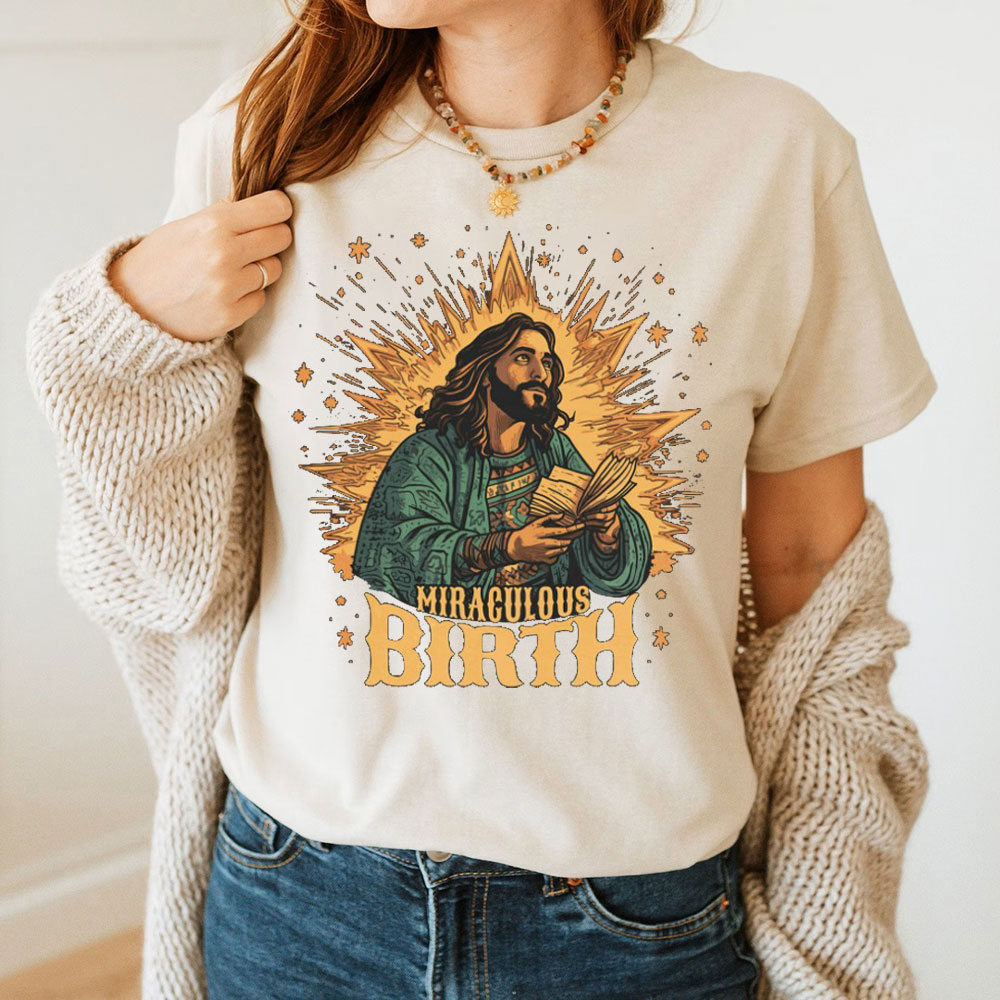 Miraculous Birth Christian T-Shirt