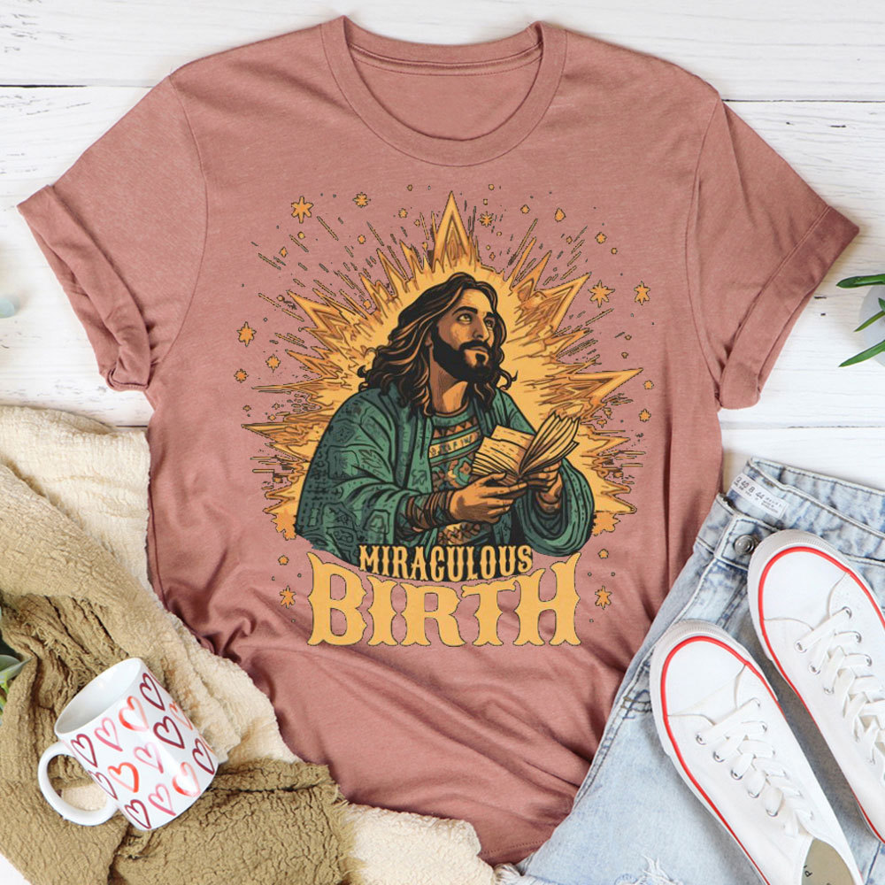 Miraculous Birth Christian T-Shirt