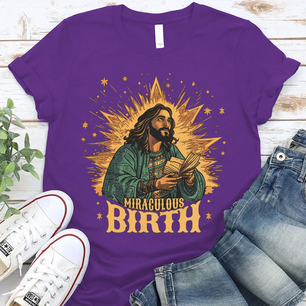 Miraculous Birth Christian T-Shirt