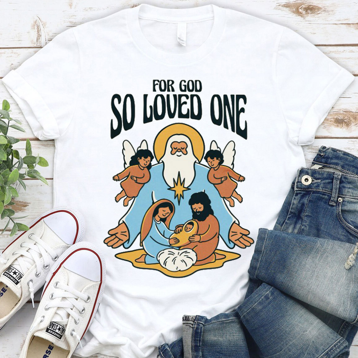 For God So Loved One Christian T-Shirt